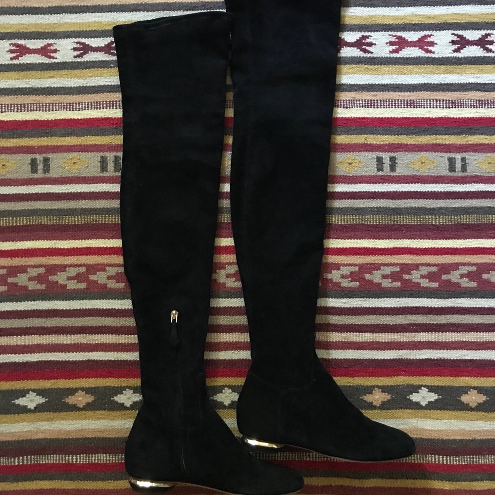 Nicholas Kirkwood over the knee suedes boots